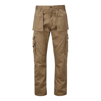 £19.85 • Buy Cargo Combat Tuff Stuff Work Trouser Knee Pad Trousers Heavy Duty Beige Size 38