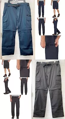 BC Clothing Men’s Convertible Cargo Pant Tactical Pants Hiking Fishing Outdoor • $28.99