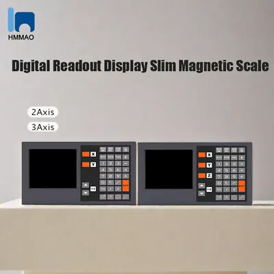 Alum 2/3 Axis DITRON DRO Digital Readout Display Slim Magnetic Scale 5um Mill • $87