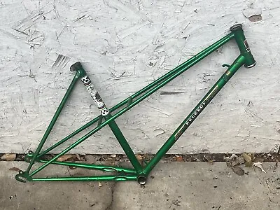 Vintage 52.5 Cm Peugeot Mixte Green Frame 120 Mm Spacing 27” English BB 70s • $124.99