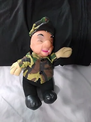 Vintage Mr Magoo Army Military 9  Magoo Doll Vinyl Head Plush Body Rare • $28.55