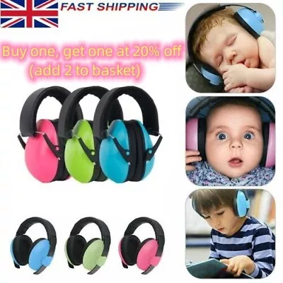 Children Hearing Protectors Kids Infant Ear Defenders Noise Cancelling Ear Muffs • £7.90