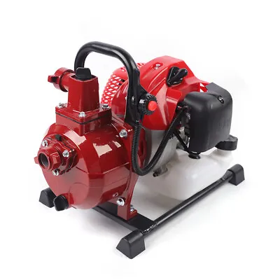 1.45KW Petrol Water Pump Portable Pull Start Motor Garden Pond Pump 2HP 2-Stroke • £83