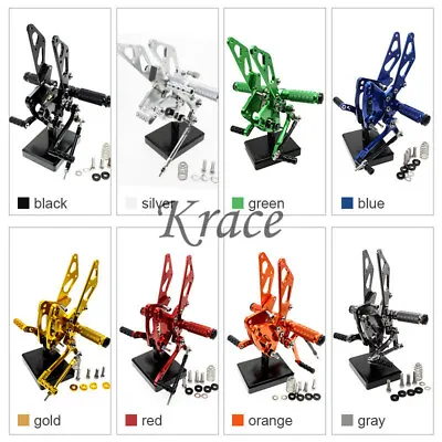 For Kawasaki Z1000 2011-2019 2020 Front CNC Rearset Footrest Footpegs Foot Pegs • $119.99