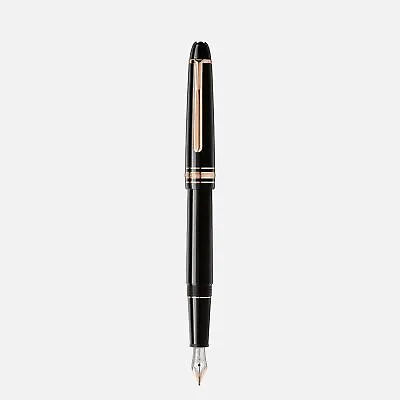 Montblanc Fountain Pen 145 Red Gold 112675 ~NEW • $549.85