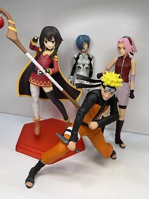 Anime Figure Bundle Lot - Naruto / KunoSuba /  Neon Genesis • £3.20