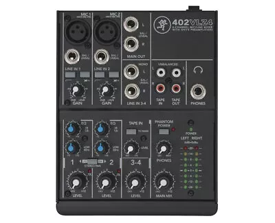Mackie 402VLZ4 4-Channel Compact Mixer W/ Onyx Mic PreampsPROAUDIOSTAR • $99.99