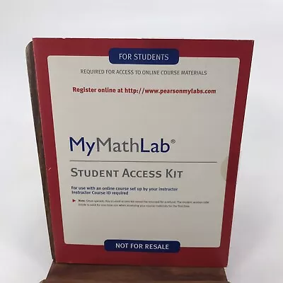 !MyMathLab: Student Access Kit *Unopened Code*! • $32.99