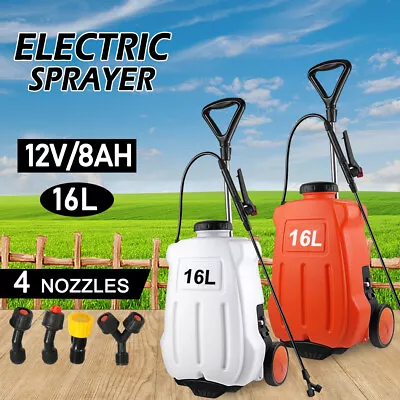 Electric Weed Sprayer Backpack Farm Rechargeable Battery Garden Pump Spray • $119.99