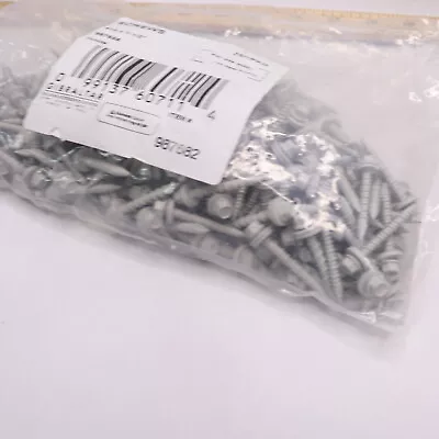 (250-Pk) Gilbraltar Hex-Head Roof Accessory Galvanized Gray #10 X 1-1/2  987682 • $16.49