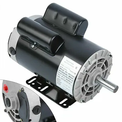 5HP Single Phase Electric Air Compressor Motor 23 Amp 7/8  Shaft 3450 RPM 4.6kW • $189