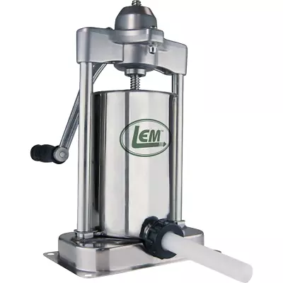 LEM MightyBite 5 Lb. Vertical Stainless Steel Stuffer 1606 - HOT NEW • $143