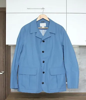 $300 • Buy Nanamica Men's Blue Gore-Tex Buttons Blazer Jacket Size L Large