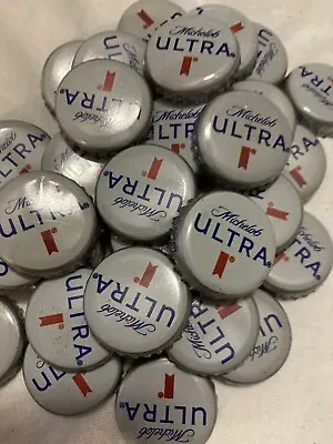 100 **Michelob Ultra ** BEER BOTTLE CAPS **NO DENTS** • $12