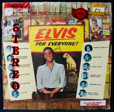 ELVIS PRESLEY~Elvis For Everyone~Rare Promo Album-RCA VICTOR #LPM 2426~Mono • $49.99