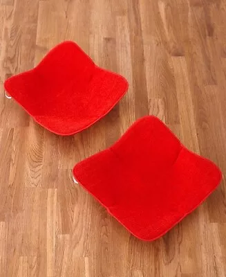 Set Of 2 Red Microwave Plate Huggers  • $8.95