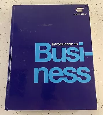 Introduction To Business By OpenStax (HC Full Color) • $15