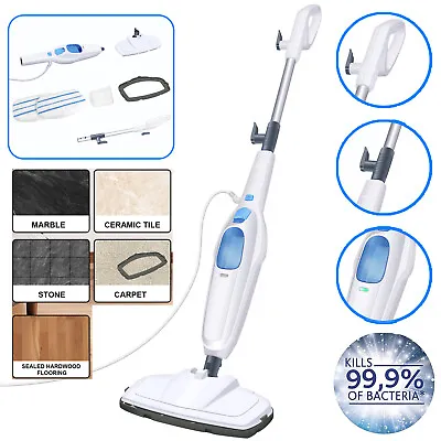 3000W Steam Mop Hard Wood Floor Cleaner With 2 Pcs Pads & 400ML Water Tank • $56.60