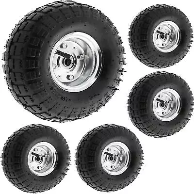 10  Pneumatic Sack Truck Trolley Wheel Barrow Tyre Tyres Wheels 4.10/3.5-4.0 • £8.75