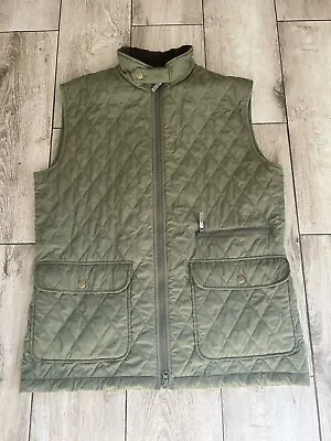Jack Murphy Gilet Outdoor Green Quilted Body Warmer UK Size Large Walking Riding • £19.99