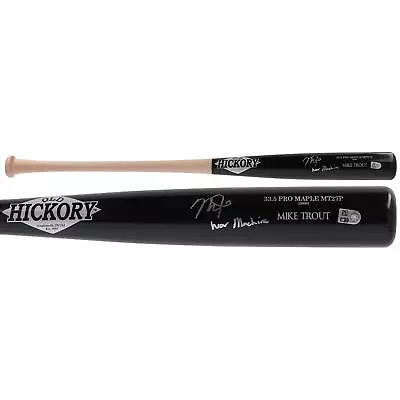 Mike Trout Angels Signed Old Hickory Game Model Bat W/War Machine Insc • $1424.99