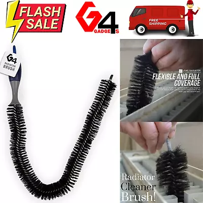 Long Reach 70cm Flexible Radiator Heater Cleaner/Duster Flexible Bristle Brush • £6.99