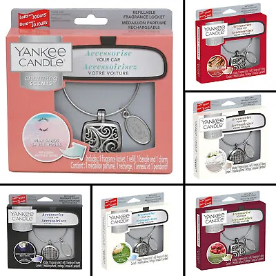 Yankee Candle Charming Scents Car Air Freshener Aroma Locket Car Fragrance Scent • £5.95