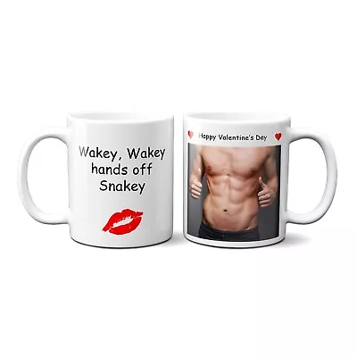 $23.95 • Buy Funny Love Mug Valentine's Day Gift For Him Or Her Wakey Snakey
