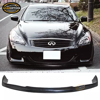 Fits 08-14 Infiniti G37 Coupe & Q60 EVO Style Front Bumper Lip - PU • $196.99