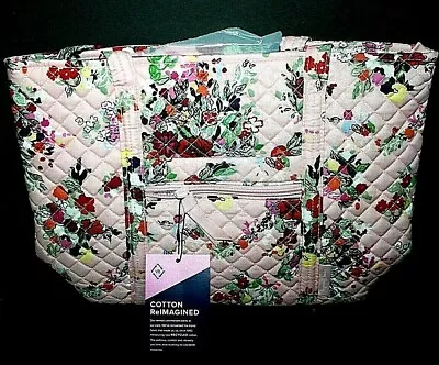 Vera Bradley Iconic Hope Blooms Pink  Small Vera Tote Hope Blooms Pink NWT • $55.80