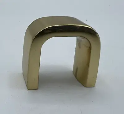 Rejuvenation Hardware Finger Pull Aged Brass Larkin C9062 Pottery Barn • $7