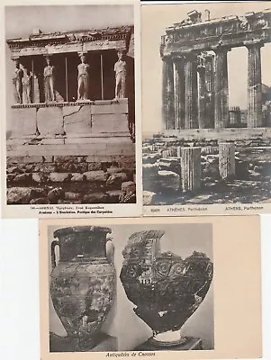 3 Antique Postcards Of Greece Salonica • £1.89