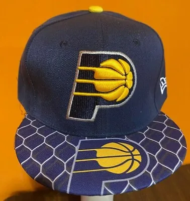  New Era INDIANA PACERS Snapback Hat One Size Fits All  NEW HAT • $16.19