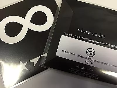 David Bowie 'I Can't Give Everything Away'  Brand New RCA 2016 Promo Cd • £5.99