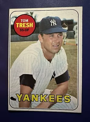 1969 Topps #212 Tom Tresh New York Yankees Outfielder Nrmt  *free Shipping* • $1.99