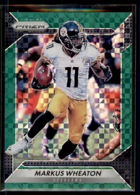 2016 Prizm GREEN Power Markus Wheaton Pittsburgh Steelers #20 27/49 • $3.99