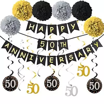 50th Anniversary Decorations Kit - 50th Wedding Anniversary Party Decorations... • $26.10