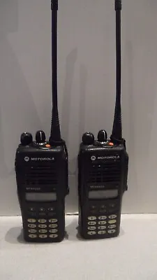 2 X Motorola MTX4500 UHF 403-470 MHz 4W 16ch Two Way Radios AAH25RDH9GB6AN • $184.99