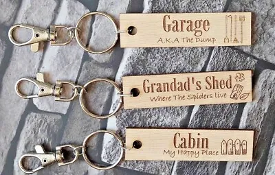 Funny Personalised Key Rings • £4