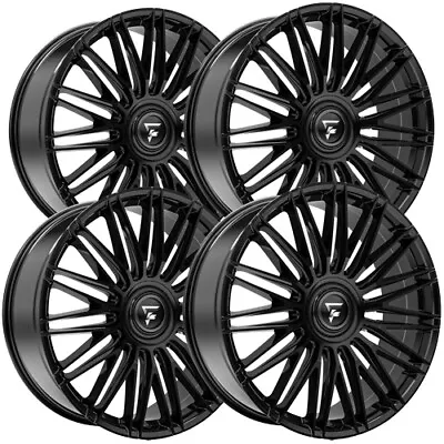 (Set Of 4) Fittipaldi FS369B 26x10 6x135/6x5.5  +30mm Gloss Black Wheels Rims • $1800