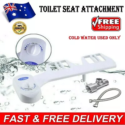 Non-Electric Mechanical Bidet Flash Water Toilet Seat Attachment Spray Bathroom • $37.99