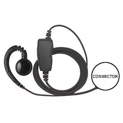 1-Wire Swivel Earpiece Mic Large Speaker For Motorola EX GL GP PRO Series Radios • $52.99