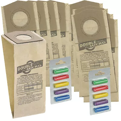 £5.95 • Buy 10 X Vacuum Cleaner Dust Bags & Fresheners For Dirt Devil Handy Zip Handheld