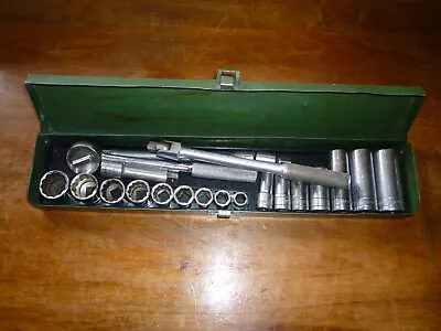 S&K Socket Wrench Set 3/8 Drive SAE Standard 20 Pieces • $22.25