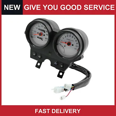 Universal DC 12V Motorcycle Dual Odometer Tachometer Speedometer Pack Of 1 • $39.69