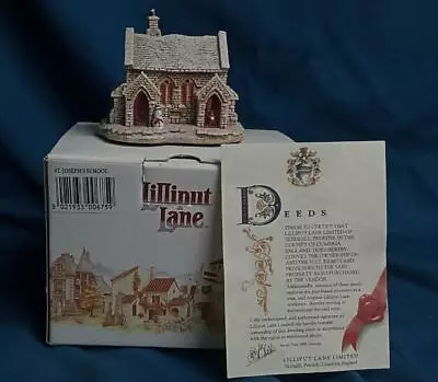 Lilliput Lane  - St Joseph's School Includes Box And Deeds • £15.95