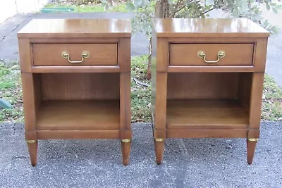 Century Mid Century Modern Nightstands Side End Tables A Pair 3549 • $658.75