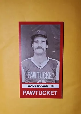 1980 Pawtucket Red Sox Rookie WADE BOGGS • $19.99