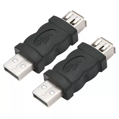 2pcs Universal USB To 1394 ABS Firewire IEEE 6 Pin Extension Adapter Accessories • £6.90