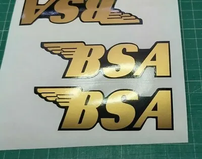 BSA Tank Decal Logo Stickers Trials Motocross Pre 65 Twinshock Goldstar C15 B40 • £2.99